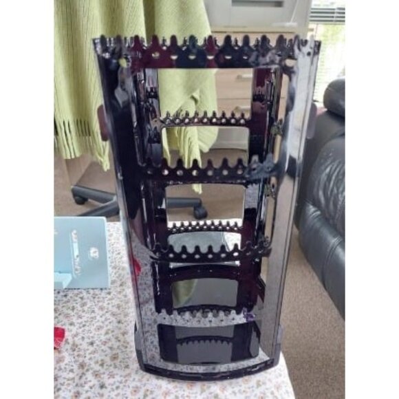 New 360 Rotating Earring Holder and Jewelry Organizer, 4 Tiers Jewelry Rack - Picture 1 of 1